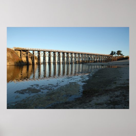 鉄道の架台 ポスター (正面)