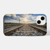 鉄道の軌道 iPhoneケース (裏面横)