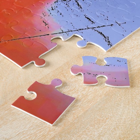 鉄道の駅 ジグソーパズル (側面)