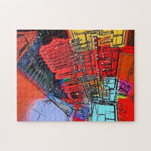 鉄道の駅 ジグソーパズル (横)