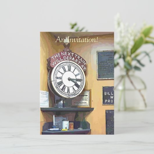 鉄道の駅 招待状 (スタンド正面)