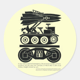 鉄道は世界大戦2のすべての貨物の90%を動かしました ラウンドシール