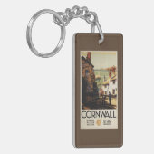 鉄道を働かせている2人との通り場面 キーホルダー (正面左)