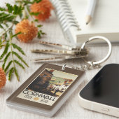 鉄道を働かせている2人との通り場面 キーホルダー (正面右)