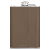 鉄道を働かせている2人との通り場面 フラスク (裏面)