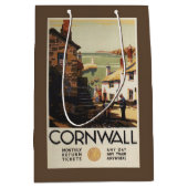 鉄道を働かせている2人との通り場面 ミディアムペーパーバッグ (正面)