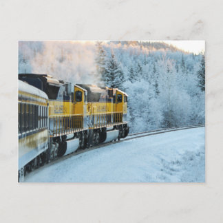 鉄道アラスカ ポストカード