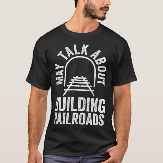鉄道エンジン及び鉄道員 Tシャツ (正面)