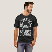 鉄道エンジン及び鉄道員 Tシャツ (正面フル)