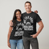 鉄道エンジン及び鉄道員 Tシャツ (ユニセックス)