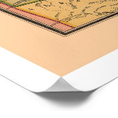 鉄道カラフル地図1874 ポスター (角)