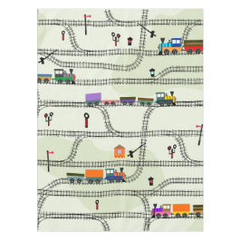 鉄道キッズトレイン&トラック テーブルクロス