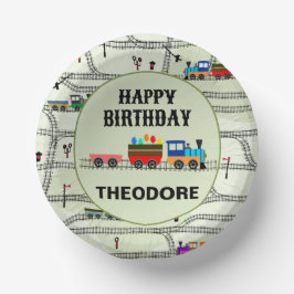 鉄道キッズトレイン&トラック ペーパーボウル