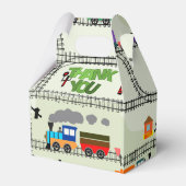 鉄道キッズ列車とトラックの好意ボックス フェイバーボックス (裏面サイド)