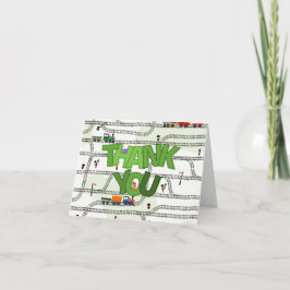 鉄道キッズ トレイン＆トラック サンキューカード