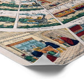 鉄道ゲームのボード， 1850 ポスター (角)