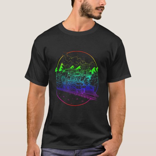 鉄道スカイアース鉄道模型ステア Tシャツ (正面)