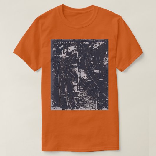 鉄道スタイル1 Tシャツ (デザイン正面)