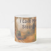 鉄道スチームトレインIII フロストグラスマグカップ (正面左)