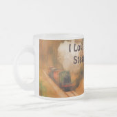 鉄道スチームトレインIII フロストグラスマグカップ (左)