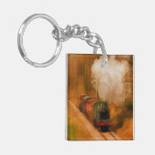 鉄道スポッタースチームとスモーク キーホルダー (正面左)