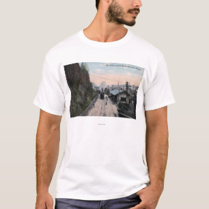鉄道ターミナルおよび絶壁都市、または Tシャツ