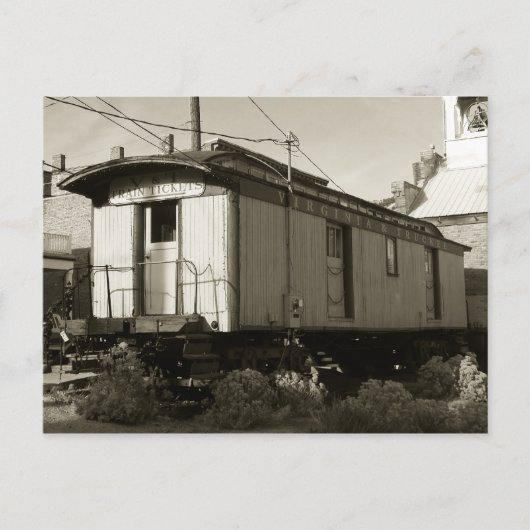 鉄道チケット及び鉄道はがき ポストカード (正面)