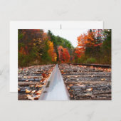 鉄道トラック水絵画色 ポストカード (正面/裏面)