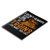 鉄道フおもしろいァントラインスポッター列車愛人鉄道 ノートブック (左側)