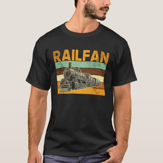 鉄道ファン鉄道鉄道模型ファン愛 Tシャツ (正面)