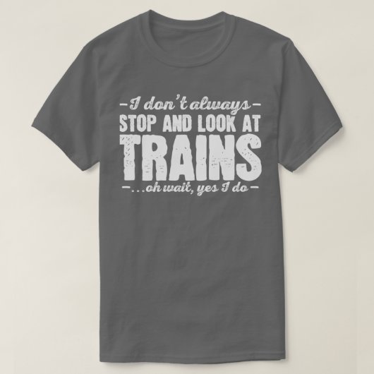 鉄道ファン1 Tシャツ (デザイン正面)