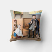 鉄道ポスター1898年 クッション (裏面)