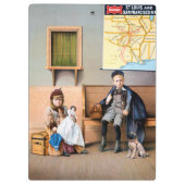 鉄道ポスター1898年 クリップボード (裏面)