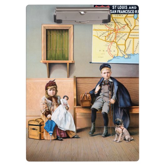 鉄道ポスター1898年 クリップボード (正面)