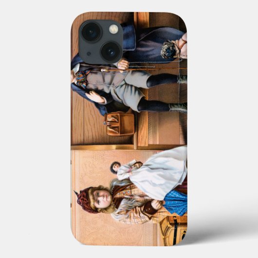 鉄道ポスター1898年 Case-Mate iPhoneケース (裏面)