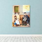 鉄道ポスター， 1898 キャンバスプリント (インサイチュ (ウッドフロア))