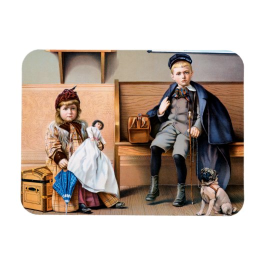 鉄道ポスター， 1898 マグネット (横)