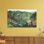 鉄道ループの表示 キャンバスプリント (インサイチュ (リビング))