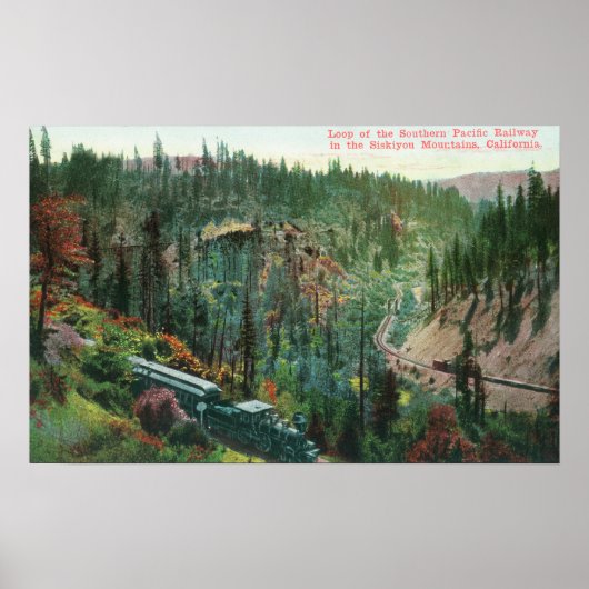 鉄道ループの表示 ポスター (正面)