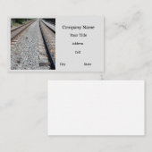 鉄道レール 名刺 (正面/裏面)