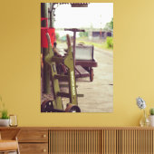 鉄道ヴィンテージホーム キャンバスプリント (インサイチュ (リビング))