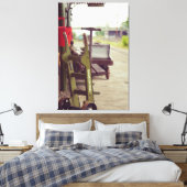 鉄道ヴィンテージホーム キャンバスプリント (インサイチュ (寝室))