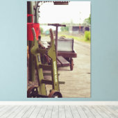 鉄道ヴィンテージホーム キャンバスプリント (インサイチュ (ウッドフロア))