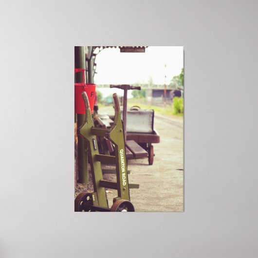 鉄道ヴィンテージホーム キャンバスプリント (正面)