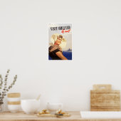 鉄道ヴィンテージ旅行ポスターでオランダを訪れる ポスター (キッチン)