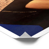 鉄道ヴィンテージ旅行ポスターでオランダを訪れる ポスター (角)