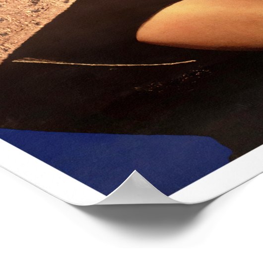 鉄道ヴィンテージ旅行ポスターでオランダを訪れる ポスター (角)