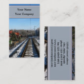 鉄道冬季営業 名刺 (正面/裏面)