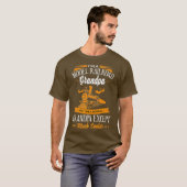鉄道列車おもしろいの模型のクールグランドパ Tシャツ (正面フル)