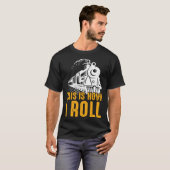 鉄道列車これが私が男転がを動かす方法だ Tシャツ (正面フル)